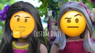 Making Charlise and Delaney! (Custom American Girl Dolls)