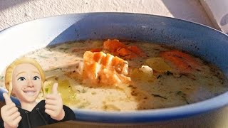 СЛИВОЧНАЯ УХА ПО-ФИНСКИ / CREMIGE LACHSSUPPE