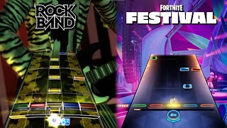 "Say It Ain't So" by Weezer - Chart Comparison (Rock Band 1 vs. Fortnite Festival)