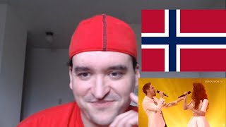 Sloth Reacts Norway Eurovision 2015 Mørland & Debrah Scarlett A Monster Like Me REACTION