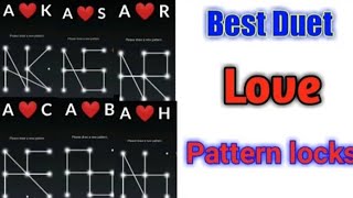 Pattern lock - S❤️,K❤️,P❤️,N❤️,M❤️,H❤️,A❤️,T❤️,R❤️, pattern lock ll Lock