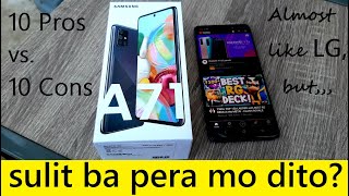 Sulit Ba ang SAMSUNG A71. Product Review After Few Months