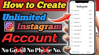 Instagram Pe Fake Id Banane Ka Tarika || Instagram Fake Account Kaise Banaye 2021||