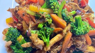 EASY HEALTHY CHICKEN VEGETABLE STIR FRY