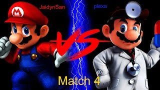 JaidynSan (Mario) VS plexa (Doctor Mario) #4 - Super Smash Bros for Wii U