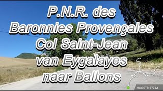 P.N.R. des Baronnies Provençales Col Saint-Jean van Eygalayes naar Ballons Honda CRF 1000 ATAS