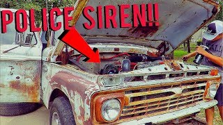 I Put a POLICE SIREN in My Truck!!