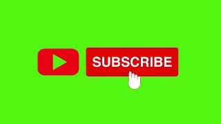 Subscribe Button Green screen 03|Bell Icon  Green Screen video |YouTube Subscribe Green screen video