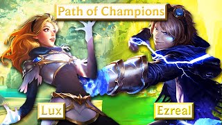 Lux OUTSHINES Ezreal in Legends of Runeterra Path of Champions!