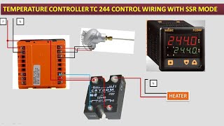 Selec controller TC 244  SSR control wiring.#SELECTC204