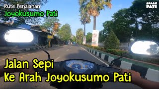 Jalan Sepi Ke Arah Joyokusumo Pati