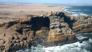 Bogenfels Rock Arch Aerial Fly-By: Namib Desert Wonders