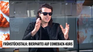 Frühstückstalk: Bierpartei auf Comeback-Kurs