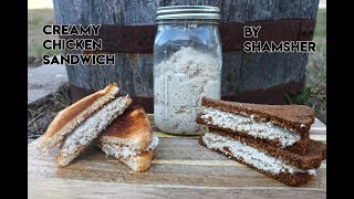 Creamy Chicken Sandwich Recipe | How To Make Easy Breakfast For Kids