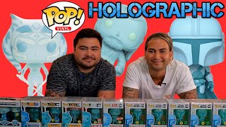 Holographic Star Wars Funko Pop Set + Grail Unboxing!