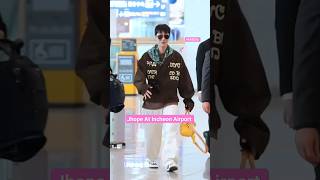 Jhope At incheon Airport heading to the USA #jhope #jhopeedits #bts #btsarmy #btsedits #btsshorts