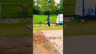 Girls long jump 🔥😱#youtubeshorts