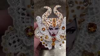 Brooch White Maleficent! Брошь ручной работы, Малефисента в белом.