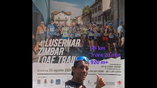 4° Lusernar Zimbar Loaf cioè corsa sui trail del alpe Cimbra di Luserna