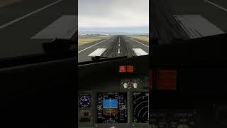 San Francisco United Boeing 737-800 Landing #xplane12 #boeing #zibo737 #shorts