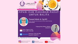 MPASI dan Makanan Padat untuk Anak Balita