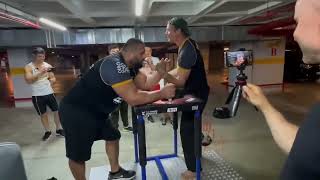 DEVON VS LEVAN ARMWRESTLING AT EAST VS WEST 13