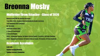 Breonna Mosby, Girls Lacrosse, Class of 2026, MidAtlantic Summer Club Championships Highlights 2024