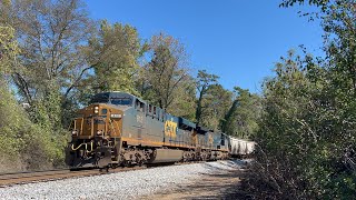 CSX ES44AH 812 w/ Weird K5HL Leads Manifest M542-09 on 10/11/24