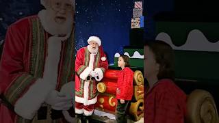 WOW! "That's a solid A" Meeting Santa at SeaWorld! #shorts