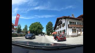 Driving from Kochel, Germany to Garmisch, Germany