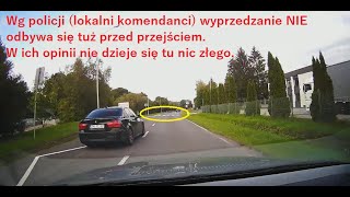 0:15s 2022-09-12 17:20 BMW E90  DW2E260 wyprzedzanie przed przejściem