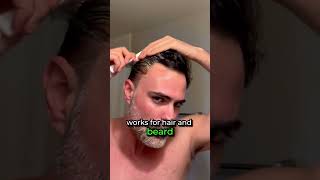 Take 10 Years Off Your Look In MINUTES ⏲️#haircolor #hairdye #mensgrooming #mensstyle #bearddye