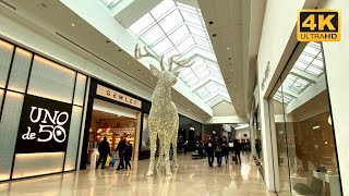 [4K] 🎄 Christmas Vibes at Sherway Gardens | Walking Tour + Christmas Decorations | Toronto, 2022