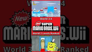 Ranking New Super Mario Bros Wii Levels #shorts #mario #marioodyssey #ranking #ice #nintendo