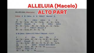 ALLELUIA (Marcelo) #alto