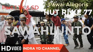 Pawai Alegoris HUT RI ke 77 Kota Sawahlunto