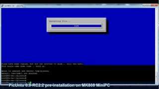 Picuntu 0.9 RC2 pre-install on MK808 Mini PC (RK3066 based)