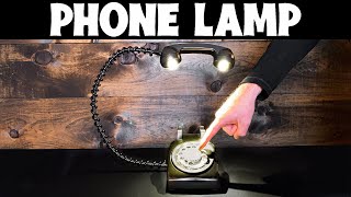 How to Make a Rotary Phone Lamp | Contest Give Away | Disassemble, Modify, Assemble | Upcycle