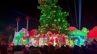 2023 The GRINCH Full Show Performance and Tree lighting ceremony at Universal Studios Hollywood