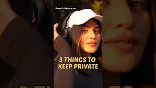 Sigma Rule 😈😎~3 things to keep private 🤫🤫|| A whatsapp statue 💖 #shorts  #motivation #youtubeshorts