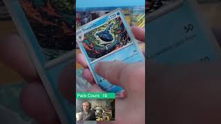 Pack 19 of Temporal Forces! Opening a Pokemon pack a day for 30 days! #Shorts #pokemon #pokmontcg