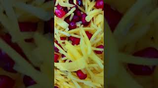 Pomegranate Yellow Carrot Salad  #shorts #food