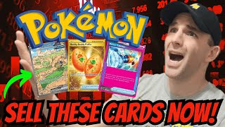 SELL These Pokemon Cards NOW!!! OVERVALUED!