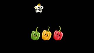 Three Bell Peppers Dancing #shorts