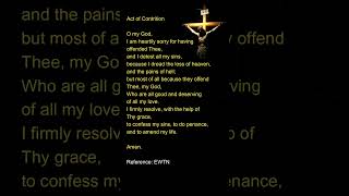 An Act of Contrition Prayer