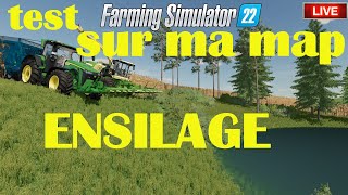 😁(FS22)TEST DE MA MAP ENSILAGE😂 (MULTI)🚜GO LES 5K 😂