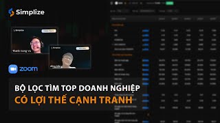 Tìm TOP doanh nghiệp có lợi thế cạnh tranh đơn giản nhất - Bộ lọc lợi thế cạnh tranh vượt trội