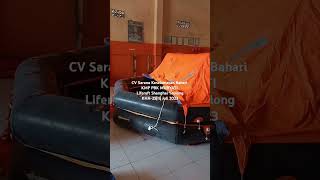 KMP PBK MURYATI. Liferaft Shanghai Youlong KHA-25 (II) Baru. 28.04.2024.