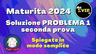 Problema 1 maturità 2024 - Maturità