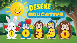 🎓 Litere, Numere, Culori 🎓 Desene Educative